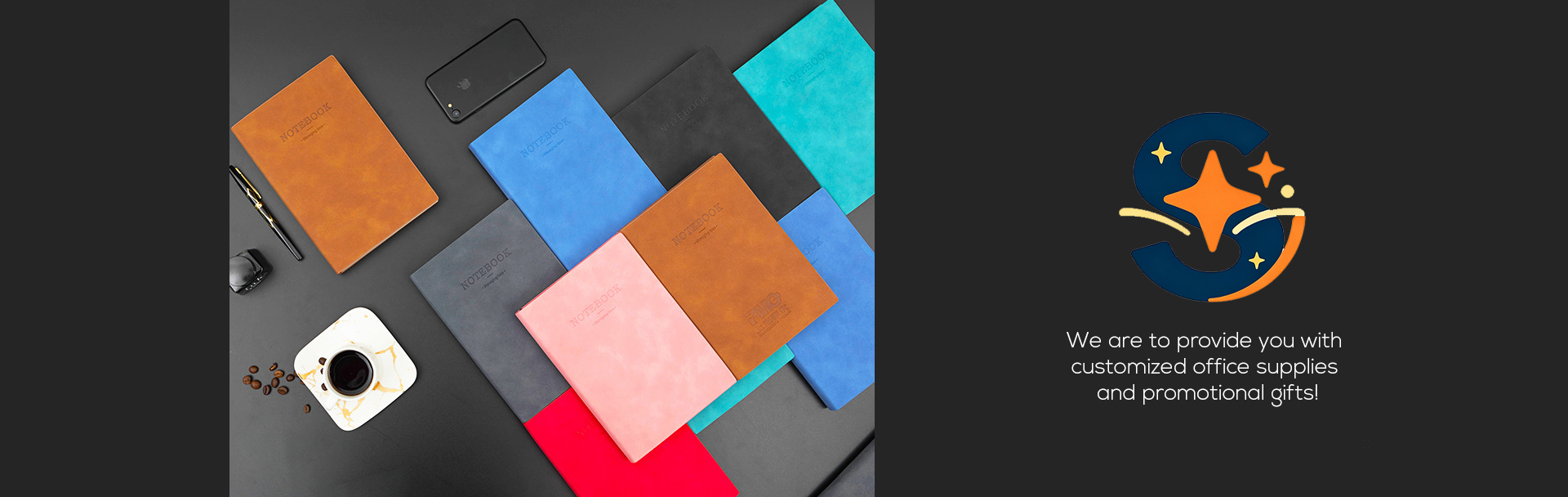 Custom office supplies and promotional gifts